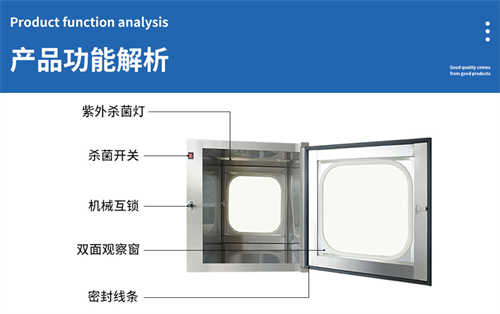 大连化妆品厂风淋式传递窗